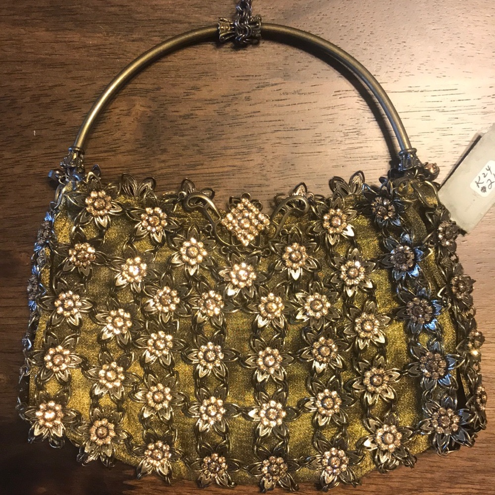 Kenny Ma Swarovski Crystal Boho Mini Evening Bag